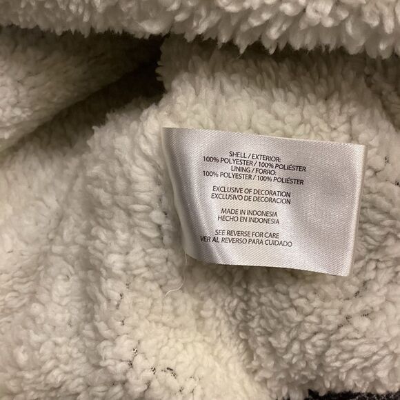 Orvis Sweater Gray 1/4 Zip Heavyweight Pullover Fleece Sherpa Lined Men Medium - Picture 5 of 9